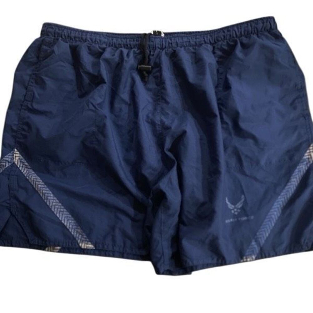 US Air Force swim trunks blue made in the USA standard issued
